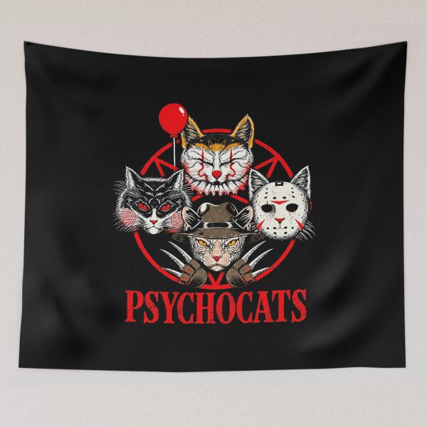 Item preview, Horror psychocats designed and sold by Peyton4Dicey.