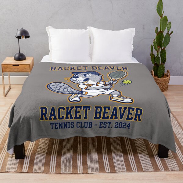 Item preview, Retro Beaver Baseball Player Mascot Swing-69 designed and sold by MuniraBaucom.