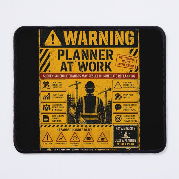 Item preview, Warning Planner at Work designed and sold by Eng-Art.