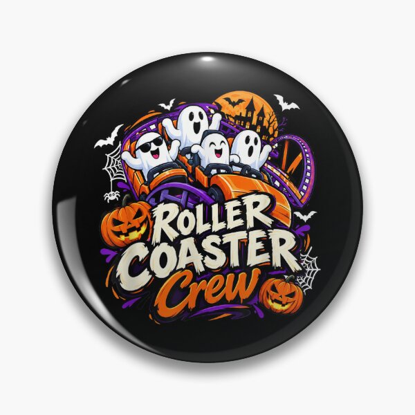 Item preview, Roller Coaster Crew Halloween Ghost Amusement Park designed and sold by HuserPiri.