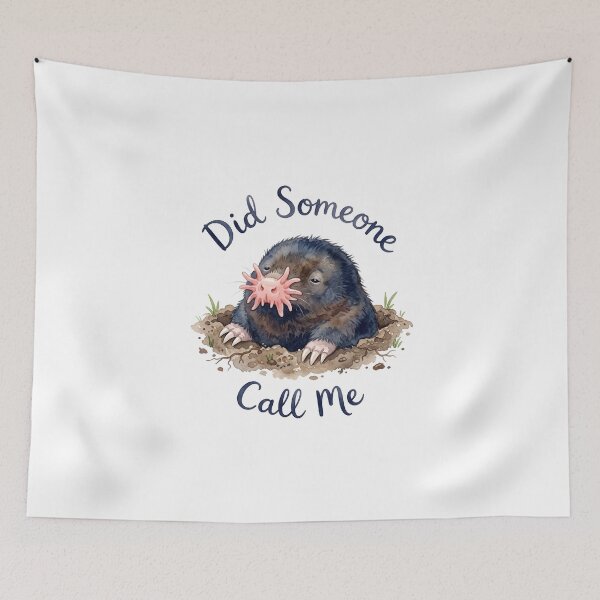 Item preview, Funny Star Nosed Mole Did Someone Call Me Watercolor Art designed and sold by Digitalphoto4u.