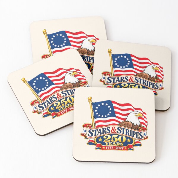 Item preview, Stars & Stripes 250 Years - 1777-2027 American Flag Anniversary designed and sold by Myra365Art.