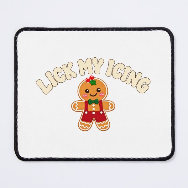 Item preview, Lick My Icing Gingerbread Man Funny Christmas Graphic designed and sold by PunPals-Art.
