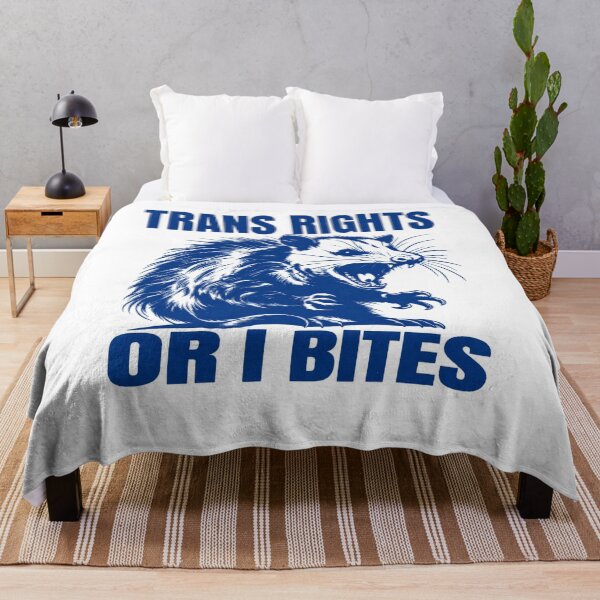 Item preview, Trans Rights or I Bites Cat LGBTQ Pride designed and sold by egabilo.