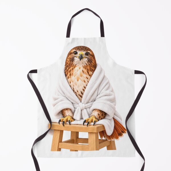 Item preview, Bathrobe Red-tailed Hawk designed and sold by Sillytoe.