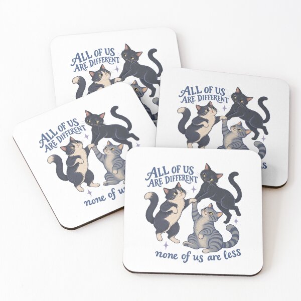 Item preview, All Of Us Are Different Funny Cats designed and sold by sollunadesignns.