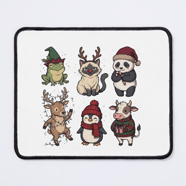 Item preview, Vintage Animals In Christmas Sweaters designed and sold by DariaDoodleArt.