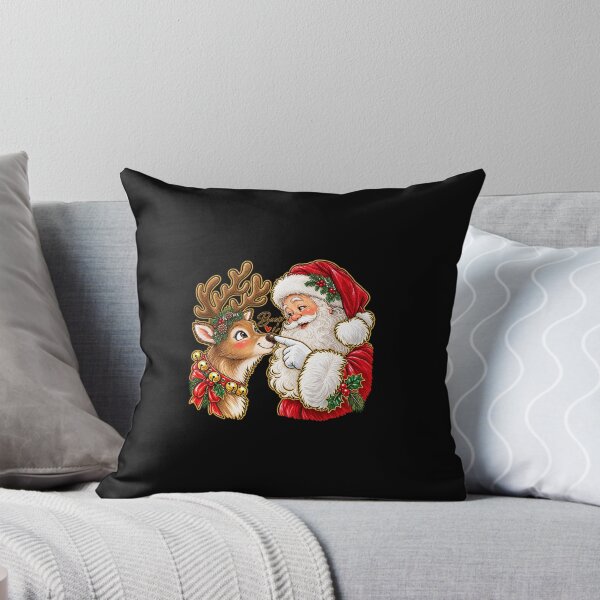 Item preview, Santa Giving a Reindeer a Nose Boop designed and sold by Altenpendinton.
