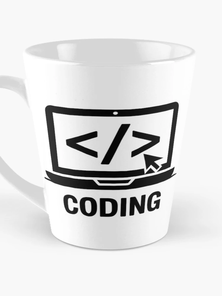 Thumbnail 3 of 4, Coffee Mug, Coding Laptop Code Brackets Programmer Developer Gift designed and sold by LoFizzy.