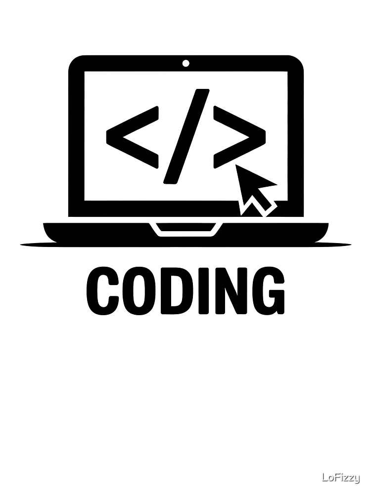 Thumbnail 4 of 4, Boxy T-Shirt, Coding Laptop Code Brackets Programmer Developer Gift designed and sold by LoFizzy.