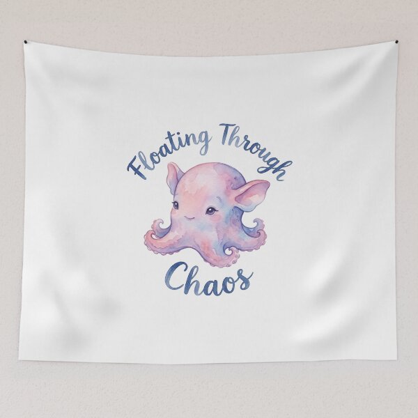 Item preview, Floating Through Chaos Dumbo Octopus Watercolor Art designed and sold by Digitalphoto4u.