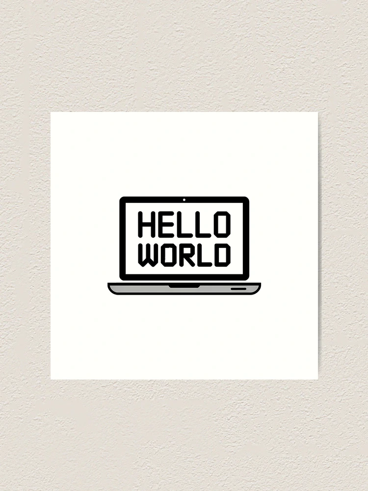 Thumbnail 1 of 3, Art Print, Coding Laptop Code Brackets Programmer Developer Gift designed and sold by LoFizzy.