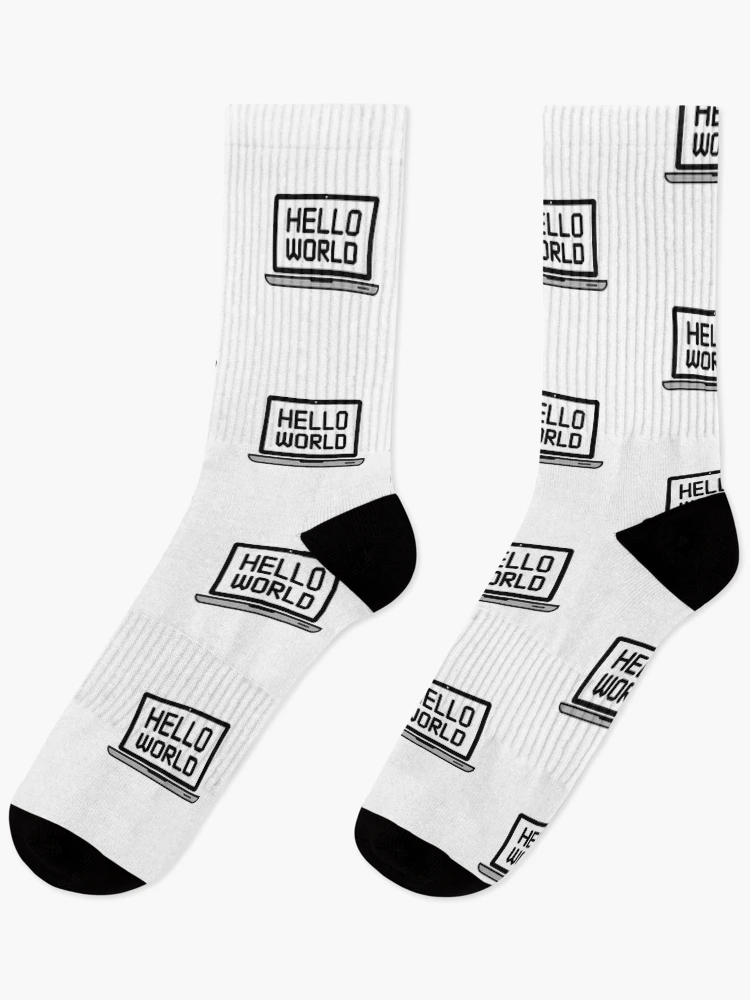 Thumbnail 1 of 5, Socks, Coding Laptop Code Brackets Programmer Developer Gift designed and sold by LoFizzy.