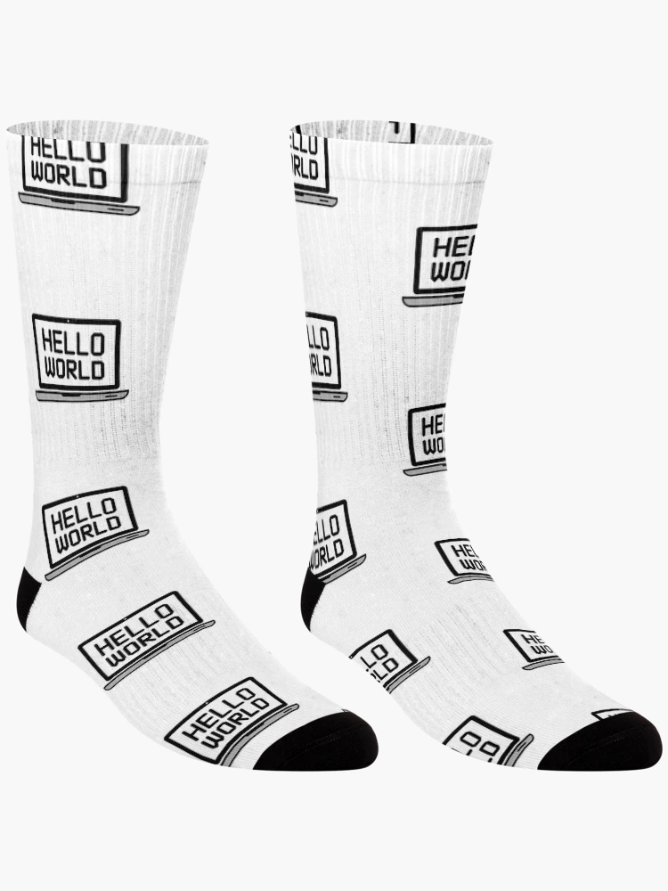 Thumbnail 3 of 5, Socks, Coding Laptop Code Brackets Programmer Developer Gift designed and sold by LoFizzy.