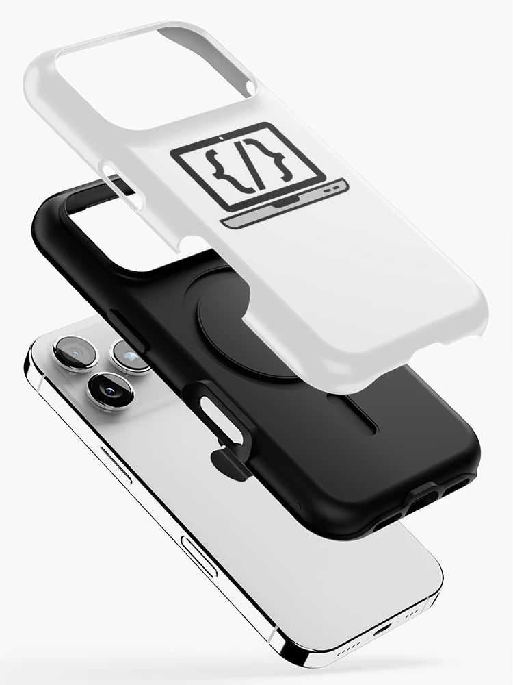 Thumbnail 2 of 4, iPhone Case, Coding Laptop Code Brackets Programmer Developer Gift designed and sold by LoFizzy.