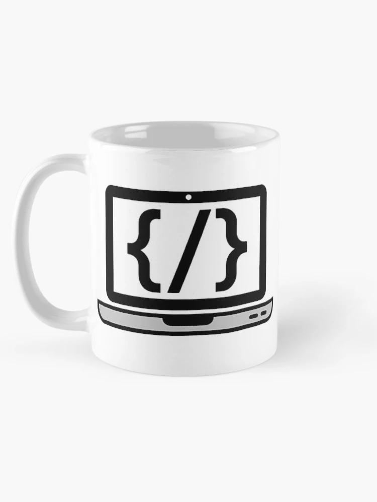 Thumbnail 5 of 6, Coffee Mug, Coding Laptop Code Brackets Programmer Developer Gift designed and sold by LoFizzy.