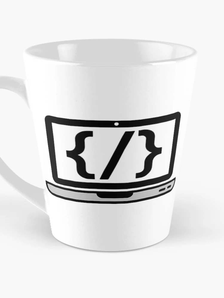 Thumbnail 3 of 4, Coffee Mug, Coding Laptop Code Brackets Programmer Developer Gift designed and sold by LoFizzy.