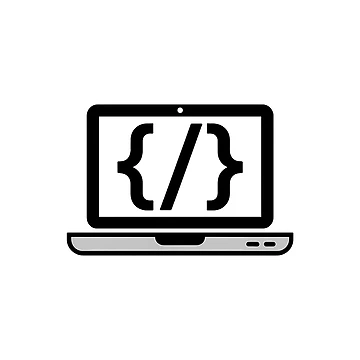 Artwork thumbnail, Coding Laptop Code Brackets Programmer Developer Gift by LoFizzy