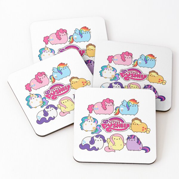 Item preview, My Little Pusheen Colorful Pony Cat Collage designed and sold by ROBOTFACE.