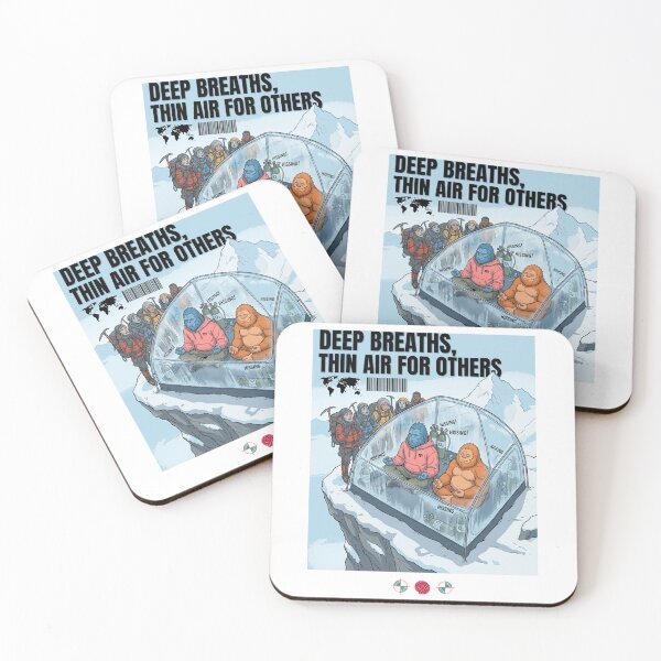 Item preview, Shared Oxygen Tent Meditation - Funny Bigfoot Yoga & Mountain Humor designed and sold by Whimsy Trail Co.