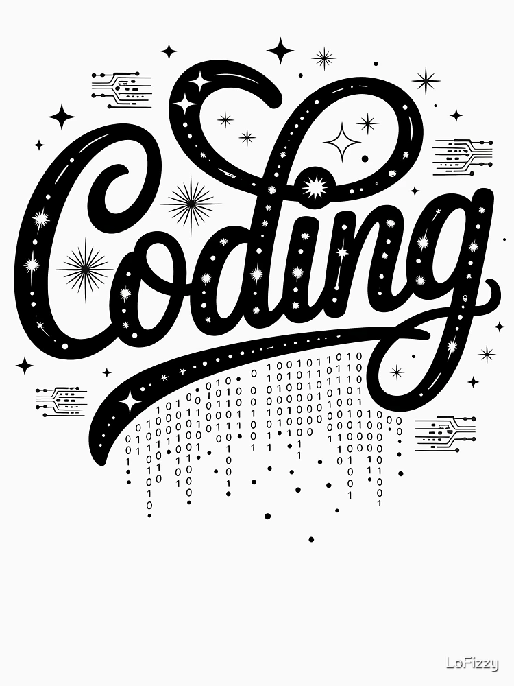 Thumbnail 6 of 6, Pullover Hoodie, Coding Laptop Code Brackets Programmer Developer Gift designed and sold by LoFizzy.