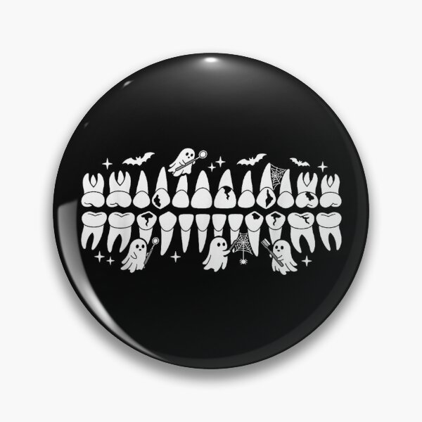 Item preview, Spooky Tooth Cute Ghost Halloween Teeth Dental Dentist designed and sold by Nannythenimfa.