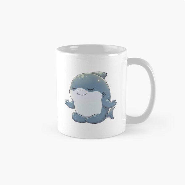 Item preview, Meditating Yoga Shark designed and sold by Nature's Chibis.
