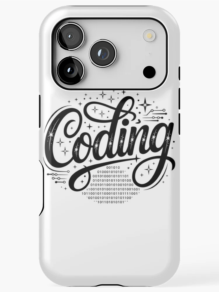 Thumbnail 1 of 4, iPhone Case, Coding Code Brackets Programmer Developer Gift designed and sold by LoFizzy.