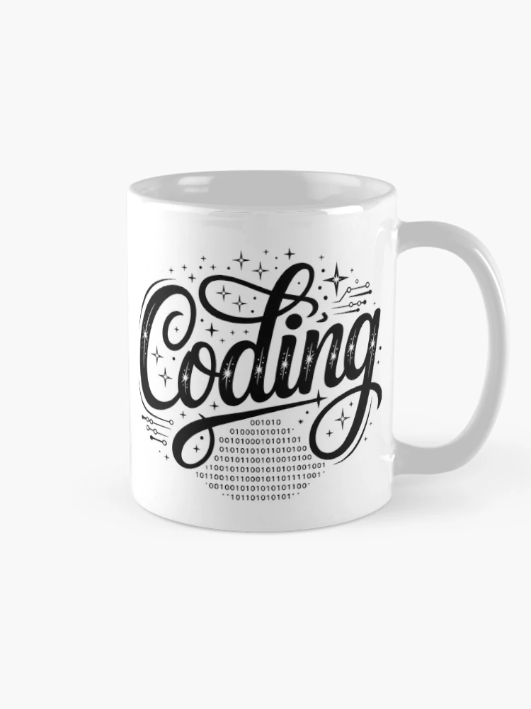 Thumbnail 3 of 6, Coffee Mug, Coding Code Brackets Programmer Developer Gift designed and sold by LoFizzy.