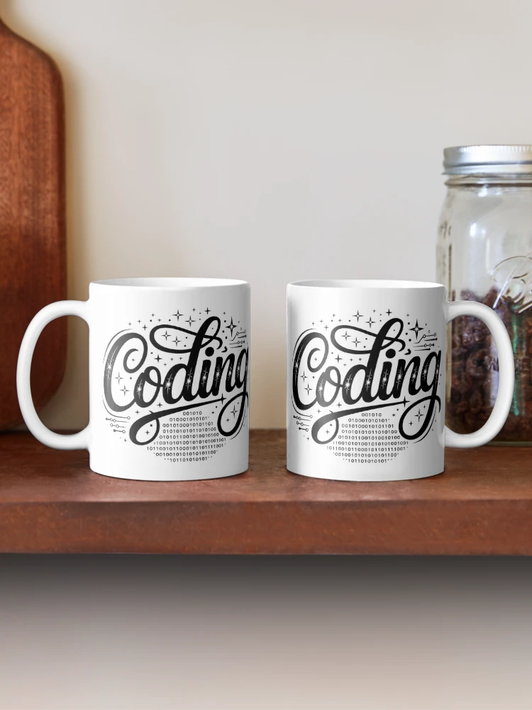 Thumbnail 2 of 6, Coffee Mug, Coding Code Brackets Programmer Developer Gift designed and sold by LoFizzy.