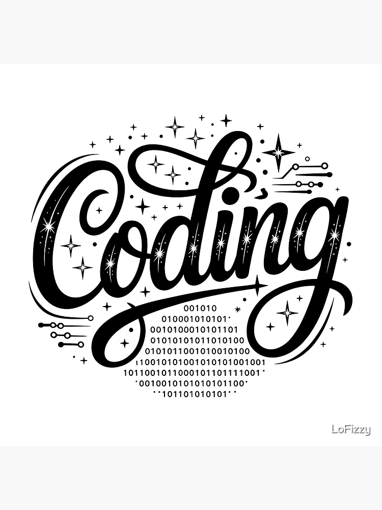 Thumbnail 2 of 2, Art Board Print, Coding Code Brackets Programmer Developer Gift designed and sold by LoFizzy.