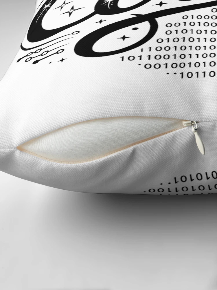 Thumbnail 2 of 4, Pillow, Coding Code Brackets Programmer Developer Gift designed and sold by LoFizzy.