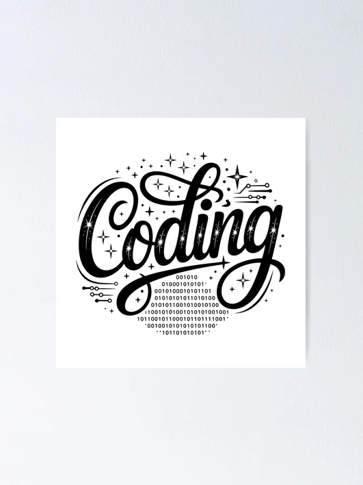 Thumbnail 1 of 3, Poster, Coding Code Brackets Programmer Developer Gift designed and sold by LoFizzy.
