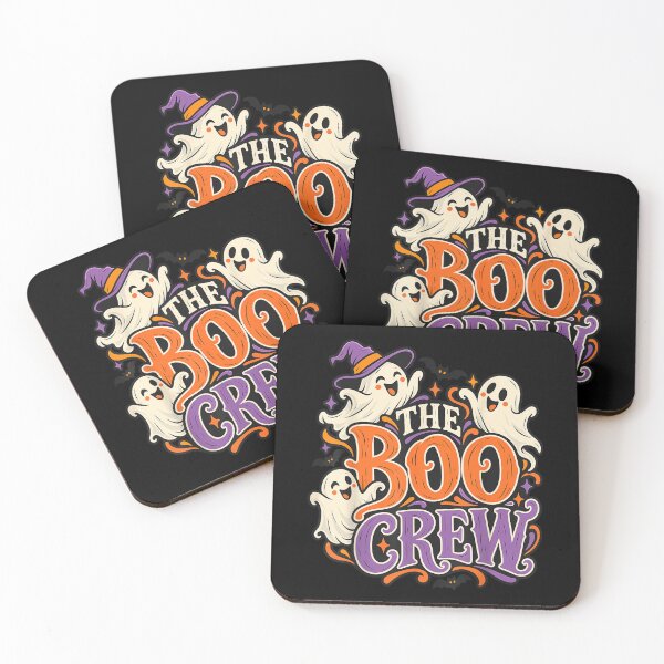 Item preview, The Boo Crew Cute Ghost Halloween Group designed and sold by Nannythenimfa.
