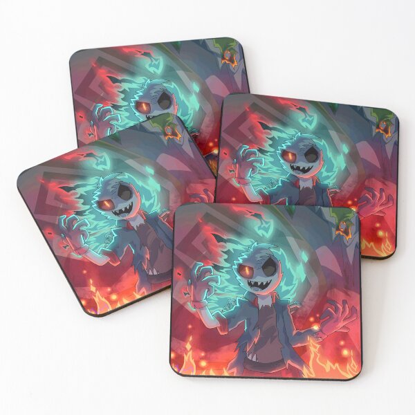Item preview, Cartoon Zombie with Flaming Hands and Fiery Aura designed and sold by Baby-Care.