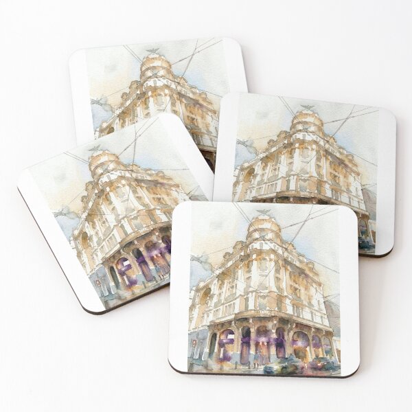 Item preview, Antwerp, Baroque Corner Building with Eagle Finial designed and sold by caracatita75.