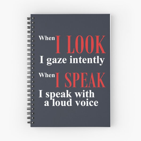 Item preview, When I look, I gaze intently; when I speak, I speak with a loud voice designed and sold by JOHN44ART.