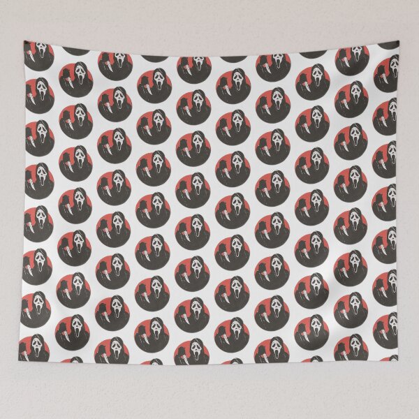 Item preview, Ghost Face Scream Paper Collage designed and sold by Aurawra.