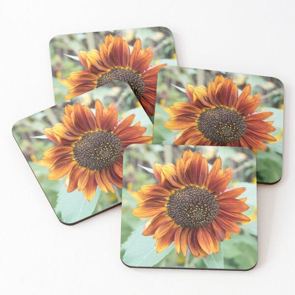 Item preview, Vibrant Coppery Orange Sunflower in Bloom designed and sold by Georgia Mizuleva.
