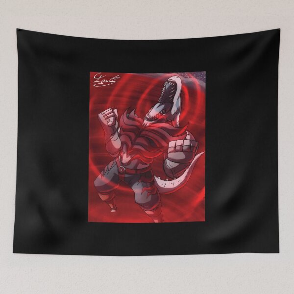 Item preview, Armored Shark Warrior with Red Energy Aura designed and sold by Baby-Care.