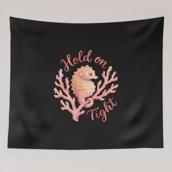 Item preview, Cute Tiny Pygmy Seahorse Hold On Tight Coral Art designed and sold by Digitalphoto4u.