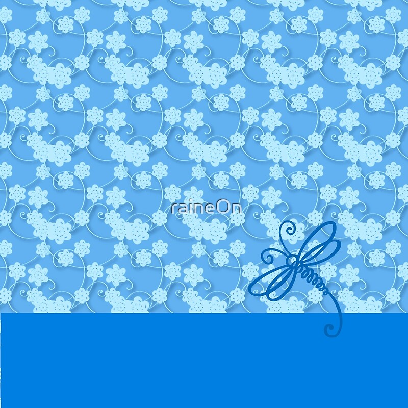 "Blue Dragonfly Art" by raineOn | Redbubble