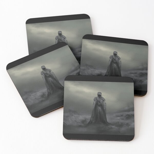 Item preview, Dark Mysterious Hooded Figure in Foggy Wasteland designed and sold by Baby-Care.