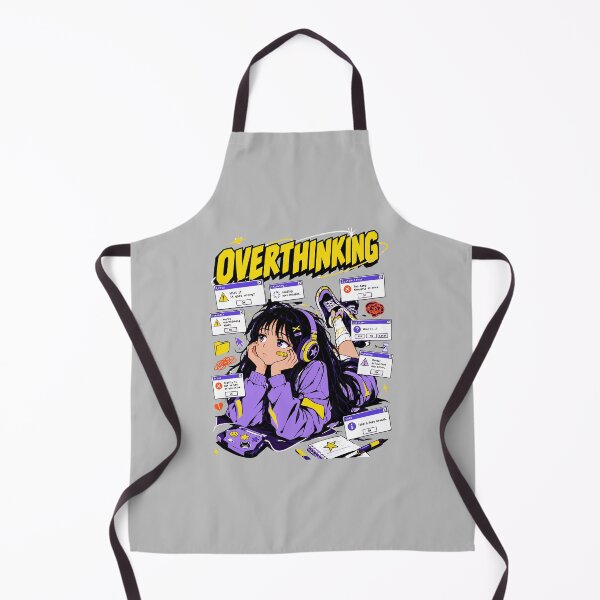 Item preview, Overthinking Mode Retro 90s Anime designed and sold by RAS-77.
