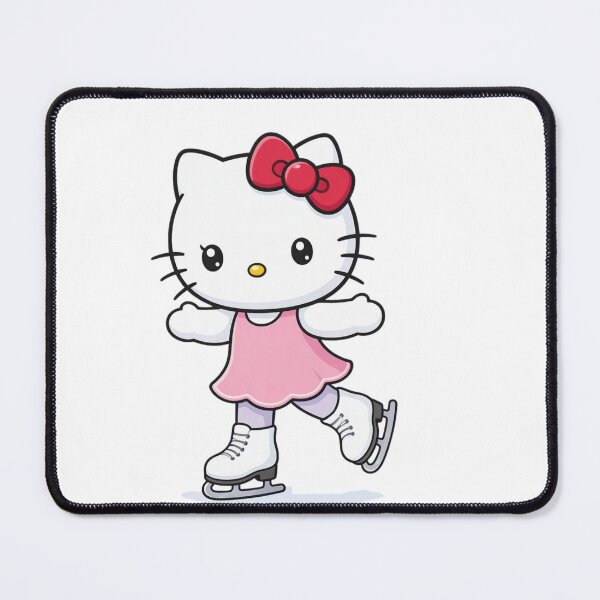 Item preview, Hello Kitty Ice Skating – Kawaii Retro Winter Aesthetic Cute Christmas Holiday Design designed and sold by rfd2.