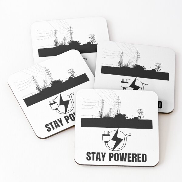 Item preview, Stay Powered - Electric Power Lines Design designed and sold by walbayzon.