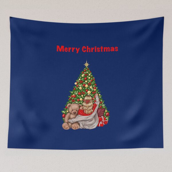 Item preview, Merry Christmas Illustration designed and sold by Skayana.