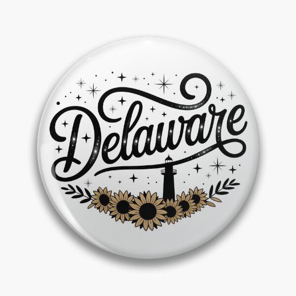 Item preview, Delaware State Retro Script Skyline designed and sold by LoFizzy.