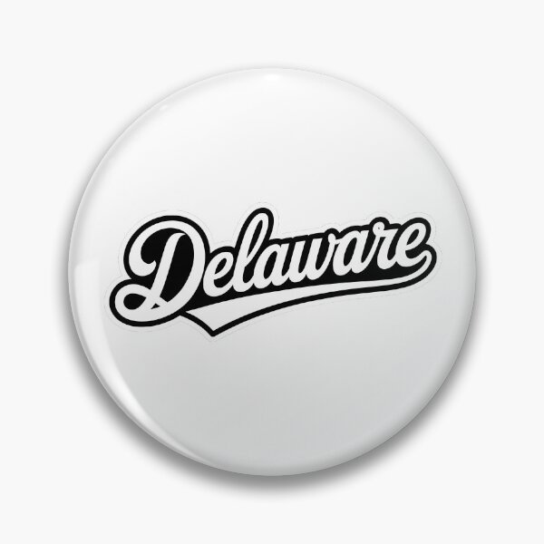 Item preview, Delaware State Retro Script Skyline designed and sold by LoFizzy.