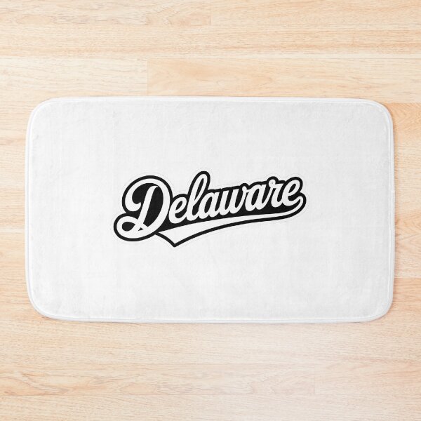 Item preview, Delaware State Retro Script Skyline designed and sold by LoFizzy.